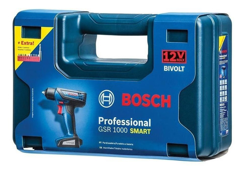 Imagen 5 de 8 de Atornillador Batería Bosch Gsr 1000 Smart 12v + Acc Malet