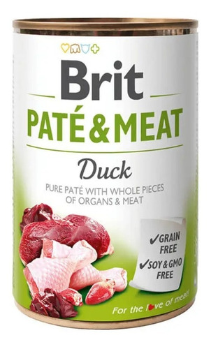 Brit Pate And Meat Duck 400 Gr