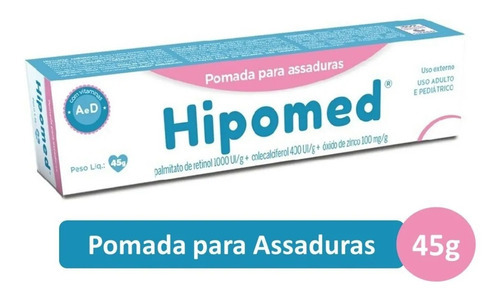 Kit 3 Hipomed Pomada Para Assadura Vit A E D - Cimed