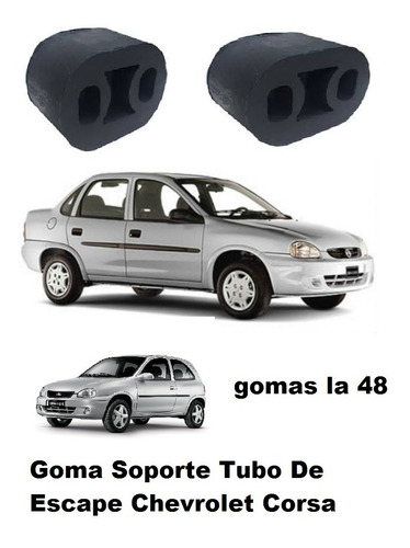  Goma Tubo Escape Chevrolet Corsa