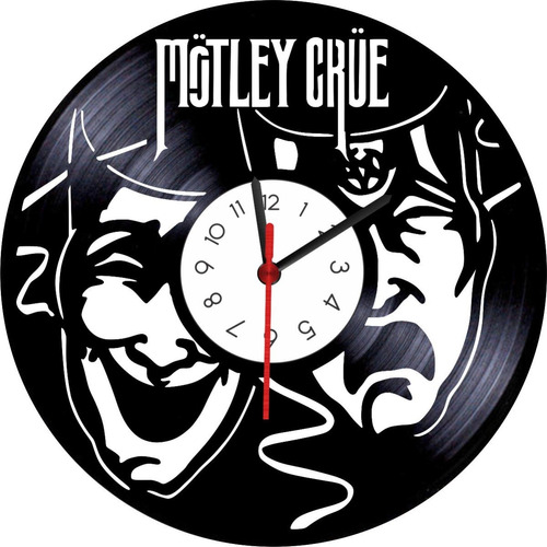 Reloj En Vinilo Lp/ Vinyl Clock Motley Cure
