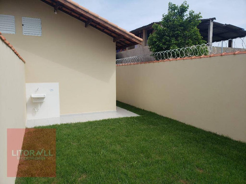 Casa Com 1 Dormitório À Venda, 40 M² Por R$ 149.990,00 - Umuarama Parque Itanhaém - Itanhaém/sp - Ca1928