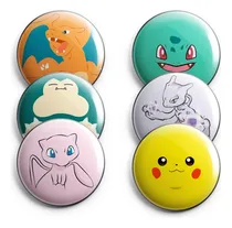 Comprar Bottons Pokemon Parte 1 - Kit Com 20 Bottons Botton Broche
