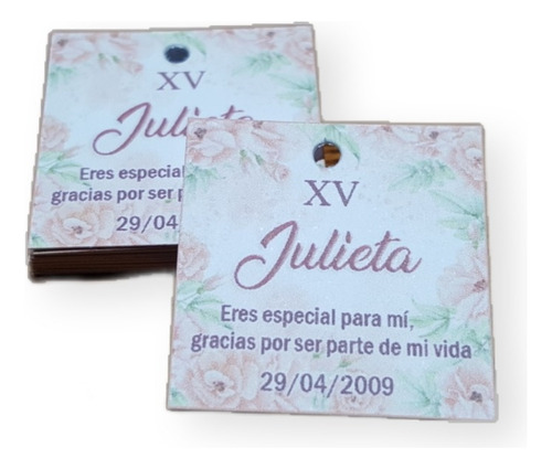 Tags Personalizadas Souvenirs O Con Logo  X 20