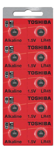 Pilas Lr41 Ag3 1,5v Toshiba X10 Unidades - Electroimporta -