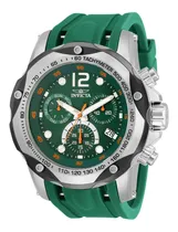Comprar Reloj Marca Invicta Hombre 33961 Verde Sintético Correa Verde oscuro Bisel Plateado Fondo Verde oscuro