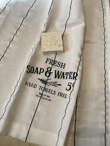 Imagen 5 de 6 de Toalla De Visita + Jabón Soap Con Colgante Yute