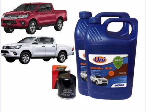 Kit Troca Óleo E Filtros Hilux 2.8 2016 Até 2021