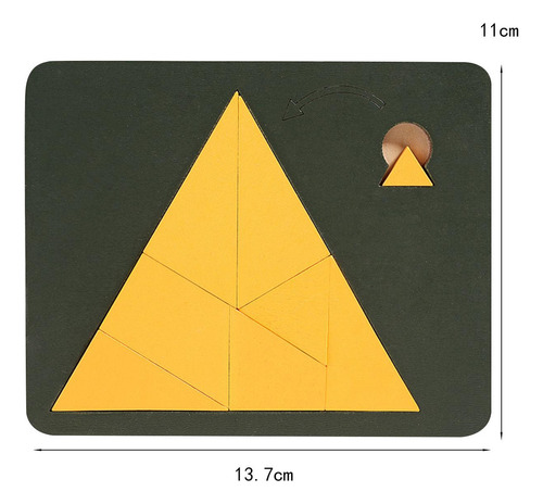 Aa Tablero De Rompecabezas De Formas Geométricas De Estilo D