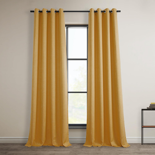 Hpd Half Price Drapes Boch-ln18518-108-gr - Cortina De Lino