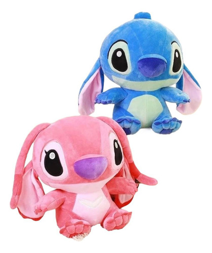 Peluche Importado Stitch Y Angela 45cm Plush X1