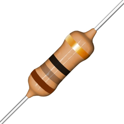 Resistor 18r Cr25 1/4w 5% - Pacote Com 100 Peças