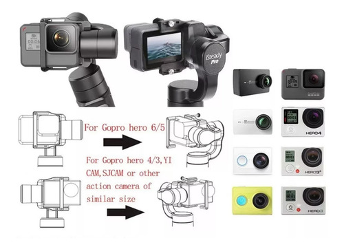 Estabilizador Hohem Istead Gopro Hero 6 5 4 3 Gimbal