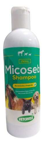 Shampoo Bactericida Y Fungicida Micoseb 250 Ml