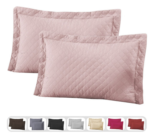 Kit 2 Porta Travesseiro Matelado 70 X 50 Microfibra Fronha