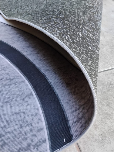 Alfombras 3d Con Diseños Lisos 160x200cm Gris Wym