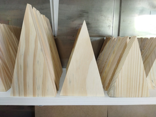 Arbolitos Pinos De Navidad En Madera Para Pintar Decorar