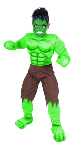 Disfraz Del Hulk De Los Vengadores Marca Carnavalito