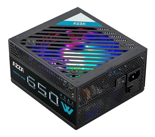 Imagen 4 de 4 de Fuente Pc Gamer Azza Rgb 650w 80 Plus Bronze Atx