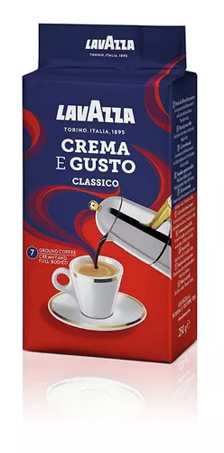 Café Lavazza Grano Molido Crema E Gusto Lata 250grs