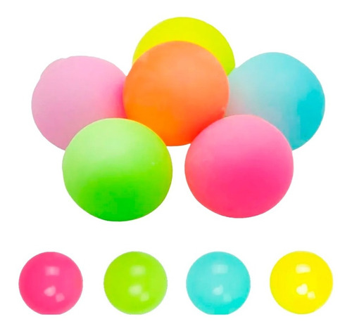 Imagen 1 de 6 de Squishy Ball Kawaii Pelota Apretable Sensorial Y Antistress