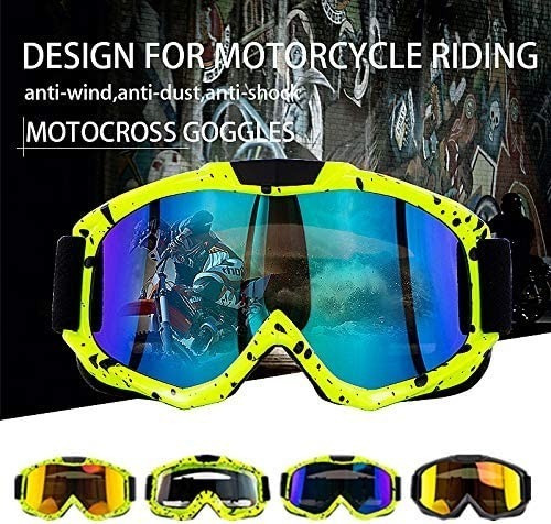 Dplus Gafas Motocicleta Motocross Atv, Antiuv