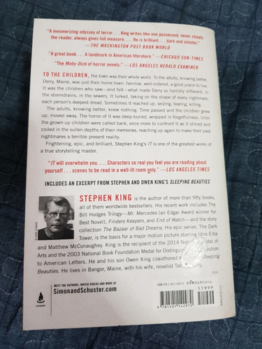 It - A Novel - Em Inglês