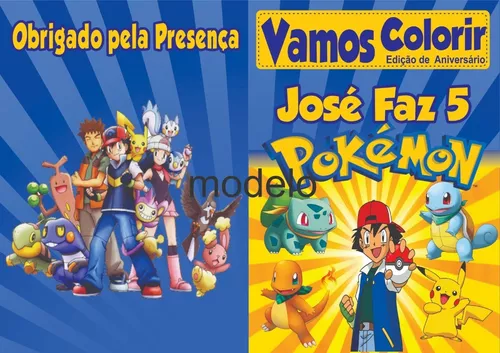 Livro de colorir Pokémon