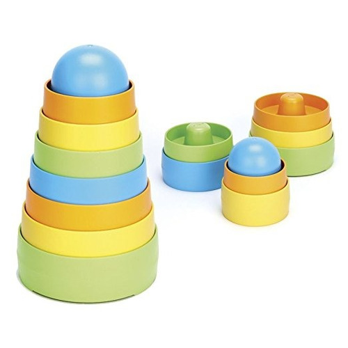 Green Toys Mi Primera Stacker, Los Colores Pueden Variar