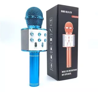 Microfono De Karaoke Inalambrico Bluetooth Y Bocina