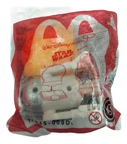 Juguete Mc Donalds Star Wars R2d2 50 Años Disney