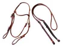 Comprar Conjunto Redea Couro Bode + Cabeçada Couro,bodesupe Preço