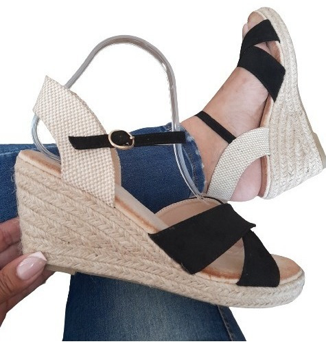 Chalas, Sandalias Taco Chino Con Plataforma