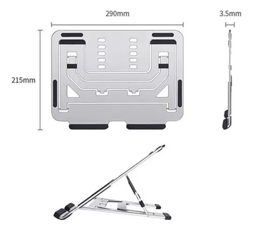 Soporte Elevador Ajustable Para Laptod Notebook