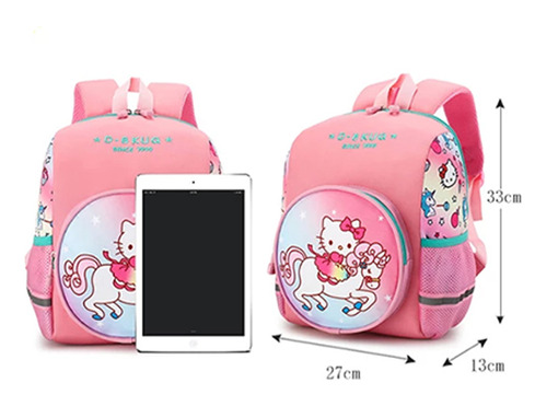 Primaria Infantil Preescolar, Mochila Escolar Kawaii De Niña