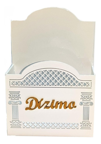 Porta Envelope Para Igreja Dízimos E Oferta Branco Mdf #