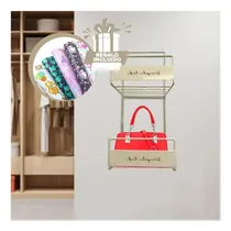 Comprar Pack6 Estante De Articulos En Blanco Y+papel De Regalo