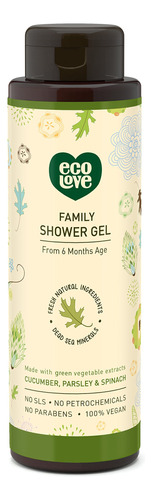 Gel De Ducha, De Ecolove, Verde