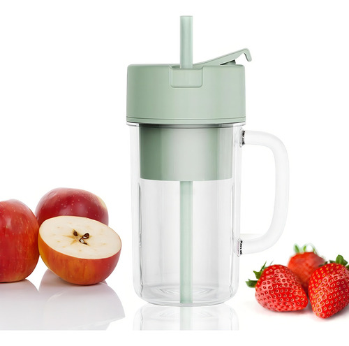 Mini Liquidificador Copo Mixer Elétrico Batedor Shake Frutas