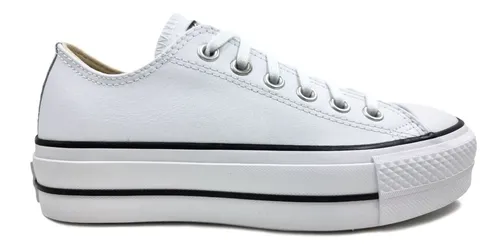 Converse flatform on sale branco