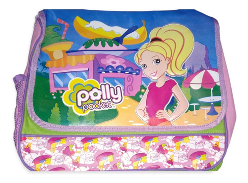 Mochila Polly Pocket Tipo Portafolio Escolar