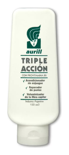 Triple Accion Aurill X100 Cm3 Acondicionador Sin Enjuage X12