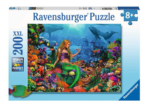 Rompecabezas Sirena 200 Piezas P/niños Xxl Ravensburger