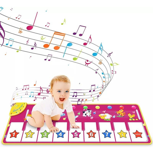 Tapete Musical Bebes Niños, Piano Sonido Animales