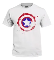 Comprar Playera Grapics Escudo Capitan America Geek Marvel Comics