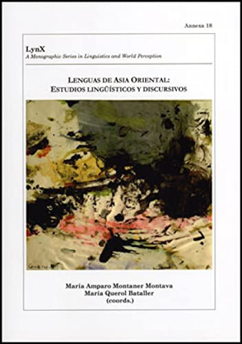 Libro Lenguas De Asia Oriental Estudios Linguist De Montaner