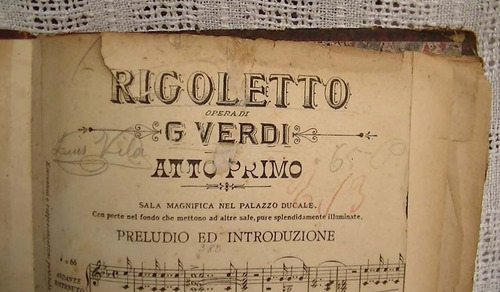 Partitura Rigoletto - Verdi