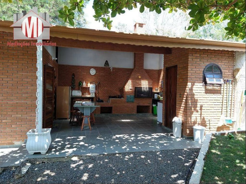 Chácara Maravilhosa Com 05 Dormitórios, Piscina, Campinho, Pomar, Local Arborizado, Vista Linda, À Venda, 2560 M² Por R$ 680.000 - Rural - Socorro/sp - Ch0792