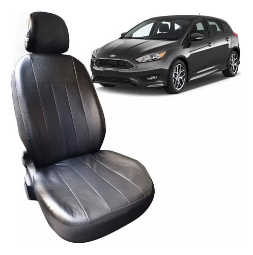 Funda Asiento Cuerina Acolchada Ford Focus 15/- As. Dividido