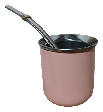 Mate Acero Premium Colores Rosa Verde Celeste Verdestanley